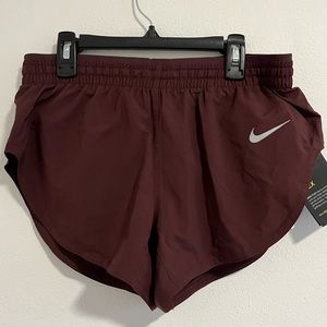 Nike Burgundy Running Shorts
